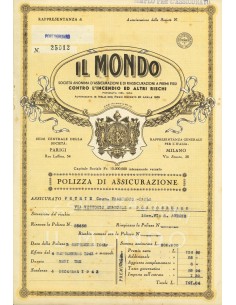 1943 - IL MONDO - INCENDIO -PORTOGRUARO