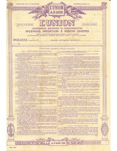 1960 - L' UNION - INCENDIO, INFORTUNI E RISCHI DIVERSI