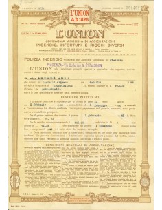 1940 - L' UNION - INCENDIO - PIACENZA