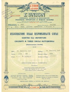 1946 - L' UNION - RESPONSABILITA' CIVILE - BOLOGNA
