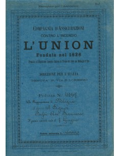 1889 - L' UNION - INCENDIO - BOLOGNA