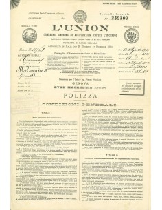 1900 - L' UNION - INCENDIO - TORINO