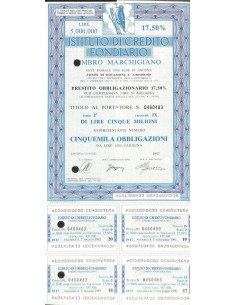 ISTIT. DI CREDITO FOND. UMBRO MARCHIGIANO 5000 OBBL. 17,50% 1982