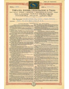 1929 - COMPAGNIA ANONIMA D'ASSICURAZIONE DI TORINO - UDINE