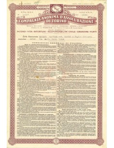 1930 - COMPAGNIA ANONIMA D'ASSICURAZIONE DI TORINO - UDINE