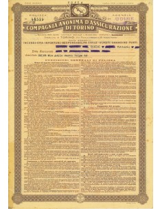 1938 - COMPAGNIA ANONIMA D'ASSICURAZIONE DI TORINO - UDINE