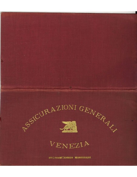 1891 - ASSICURAZIONI GENERALI DI VENEZIA - VITA - TRIESTE