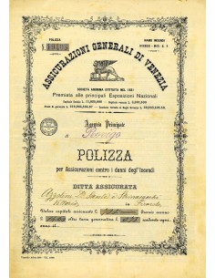 1903 - ASSICURAZIONI GENERALI DI VENEZIA - INCENDIO - ROVIGO