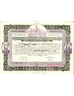 1918 - ISTITUTO NAZIONALE DELLE ASSICURAZIONI - MISTA - ROMA