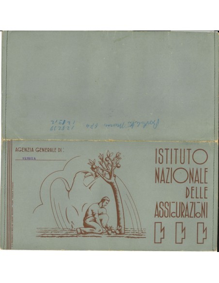 1943 - ISTITUTO NAZIONALE DELLE ASSICURAZIONI - MISTA SPECIALE - VENEZIA