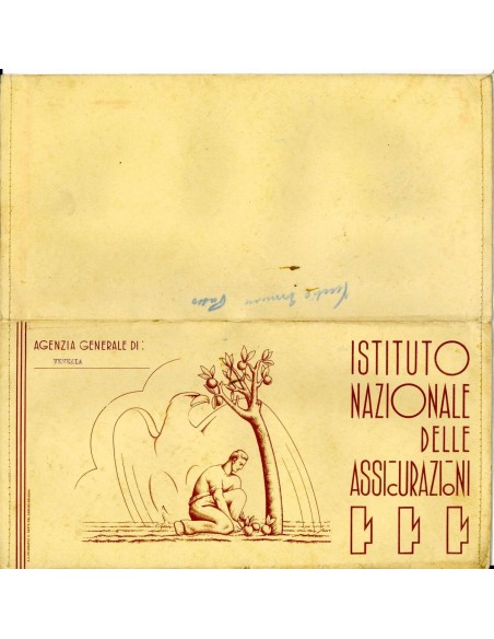 1943 - ISTITUTO NAZIONALE DELLE ASSICURAZIONI - MISTA SPECIALE - VENEZIA