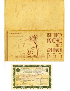 1942 - ISTITUTO NAZIONALE DELLE ASSICURAZIONI - DOTALE -...