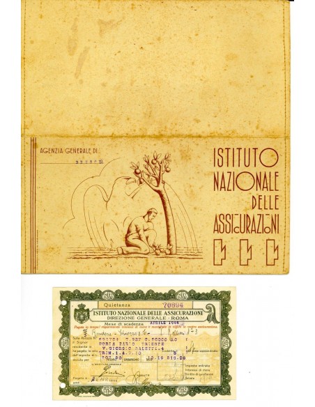 1942 - ISTITUTO NAZIONALE DELLE ASSICURAZIONI - DOTALE - BRESCIA