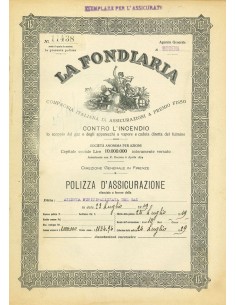 1919 - LA FONDIARIA - INCENDIO - MODENA