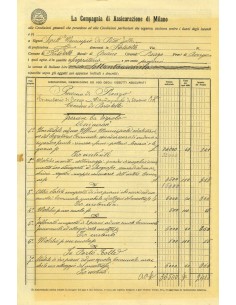 1905 - COMPAGNIA DI ASSICURAZIONE DI MILANO - INCENDIO -... 2
