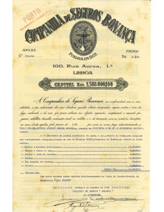 1935 - COMPANHIA DE SEGUROS BONANÇA - INCENDIO - LISBONA