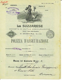 1899 - LA SUZZARESE - GRANDINE - VERONA