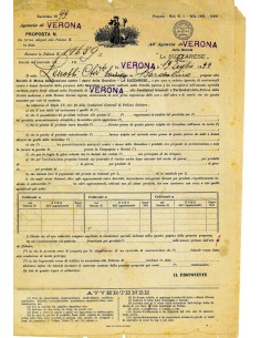 1899 - LA SUZZARESE - GRANDINE - VERONA