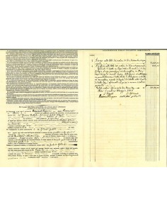 1856 - COMPAGNIA ANONIMA D'ASSICURAZIONE - INCENDIO - CHIERI 2