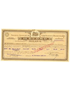 1937 - IL DUOMO - INCENDIO - BOLOGNA