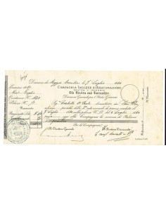 1880 - COMPAGNIA INGLESE DI ASSICURAZIONI - INCENDIO -...