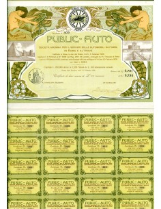1908 - PUBLIC AUTO PER IL SERVIZIO DELLE AUTOMOBILI DA... 2