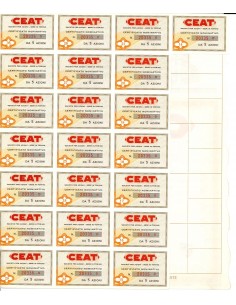 1971 - CEAT GOMMA 5 AZIONI - TORINO 2