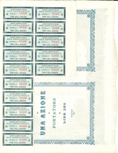 1918 - GIO' ANSALDO SOC. PER AZIONI - 1 AZIONE - ROMA 2