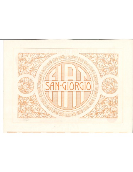 1917 - FIAT SAN GIORGIO COSTRUZIONI NAVALI E MECCANICHE - 25 AZIONI - TORINO