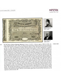 SOC. ANON. NUOVO MOTORE BARSANTI MATTEUCCI - 1 AZIONE FIRENZE 1860 2