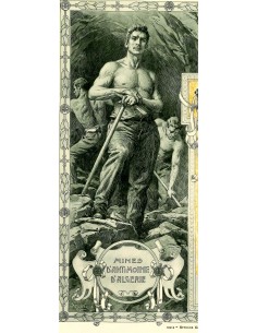 1907 - MINES D'ANTIMOINE D'ALGERIE DISEGNO A. BELTRAME -... 2