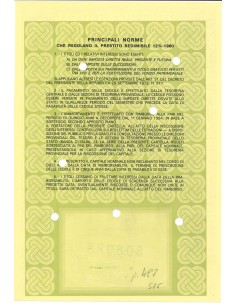 CARTELLA 10000000 LIRE - PRESTITO REDIMIBILE 12% - 1980 2