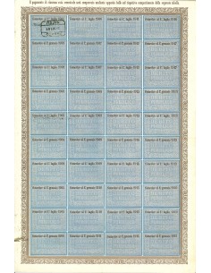 1901 - DEBITO PUBBLICO REGNO D'ITALIA UMBERTO I  5%... 2