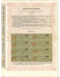 1871 - PRESTITO NAZIONALE DEL REGNO D'ITALIA OBBLIGAZIONI... 2