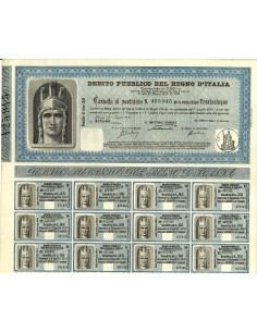1945 -  CONSOLIDATO 3,5% LIRE 1.000 DEBITO PUBBLICO REGNO...