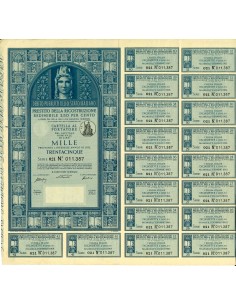 1947 - PRESTITO DELLA RICOSTRUZIONE REDIMIBILE 3,5% -...