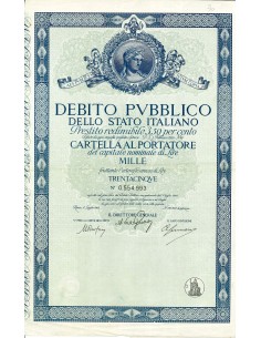 1948 - PRESTITO REDIMIBILE 3,50% CARTELLA 1.000 LIRE -...