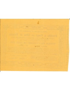 1875 - PRESTITO A PREMII DELLA CITTA' DI VENEZIA - TITOLO... 2