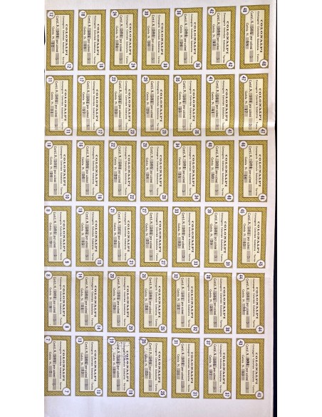 1940 - COLONALPI COMPAGNIA COLONIALE SUBALPINA - 5 AZIONI - TORINO