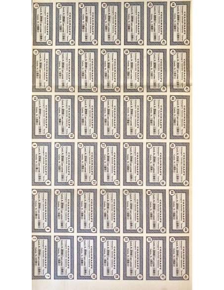 1939 - COLONALPI COMPAGNIA COLONIALE SUBALPINA - 10 AZIONI - TORINO