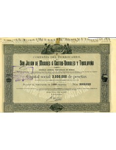 1897 - FERROCARRIL DE SAN JULIAN DE MUSQUES A...