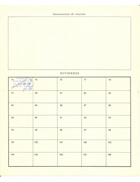 1979 - SOC. ITALIANA PER CONDOTTE D'ACQUA 14 AZIONI - ROMA