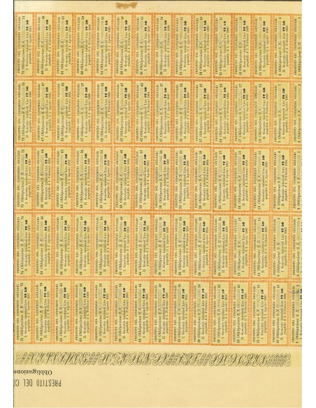 1880 - PRESTITO CONSORZIO GIULIARI PER L'IRRIGAZIONE DELLA BASSA CAMPAGNA VERONESE - VERONA