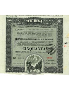 1951 - TERNI - SOCIETA' PER L' INDUSTRIA E L'...