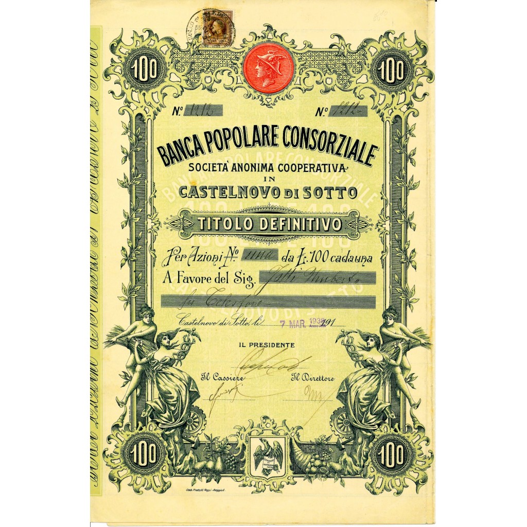 1938 - BANCA POPOLARE CONSORZIALE SOC. ANON....