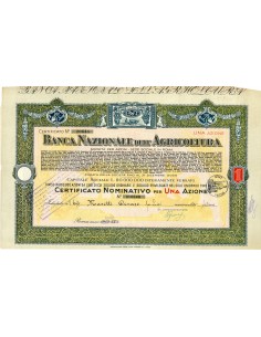 1946 - BANCA NAZIONALE DELL AGRICOLTURA - 1 AZIONI...