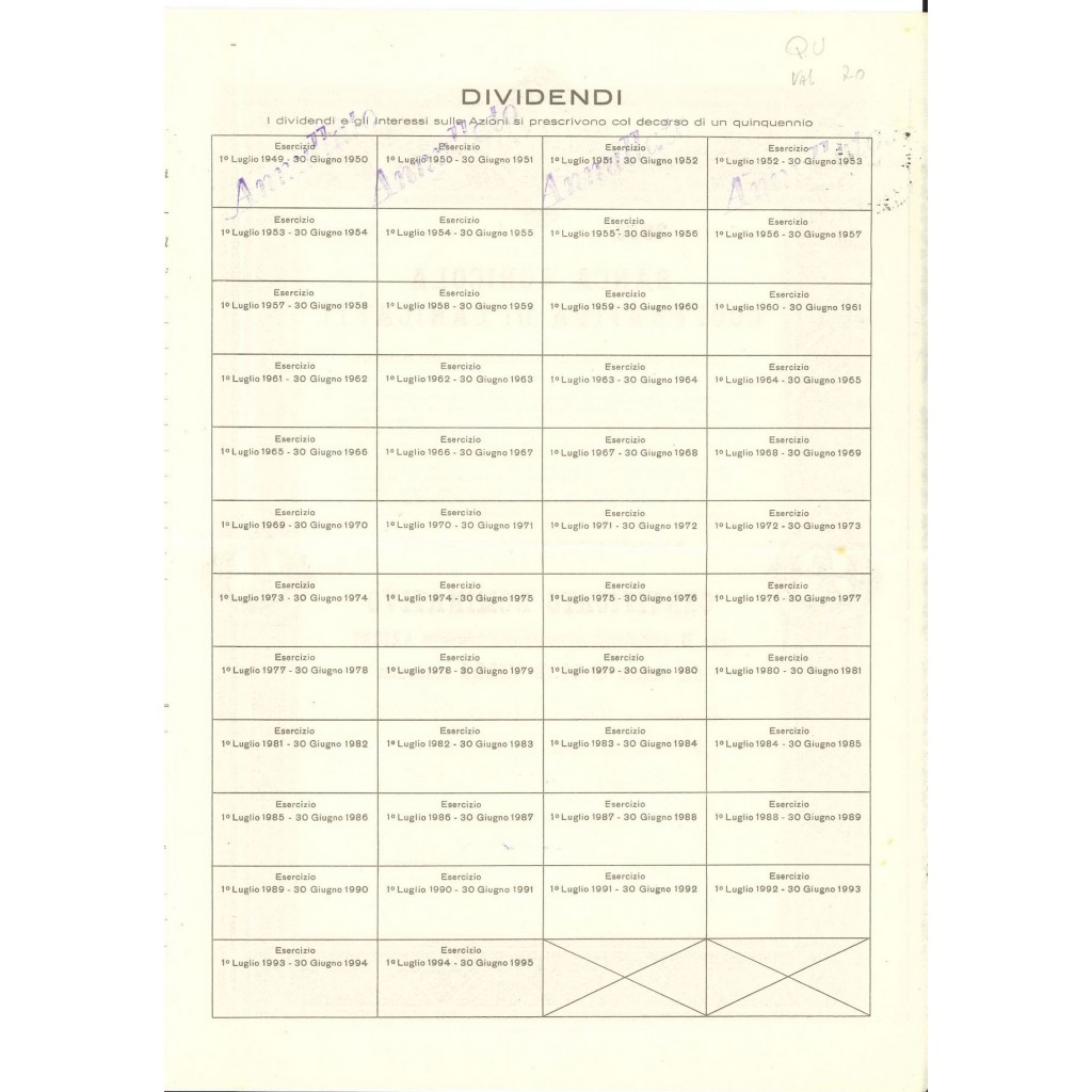 1953 - BANCA AGRICOLA COOP. DI CANICATTI' - 75...