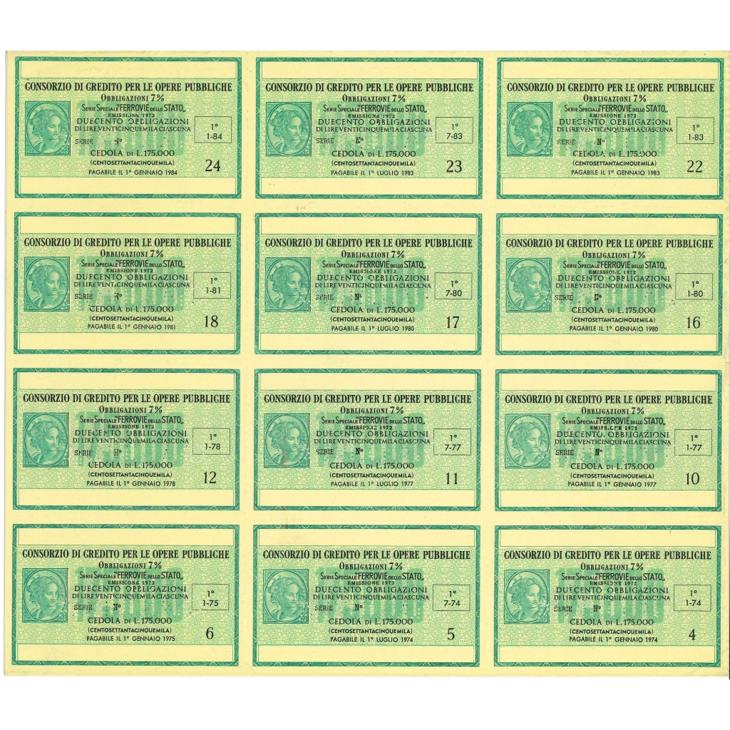 1972 - CONSORZIO DI CREDITO PER LE OPERE...