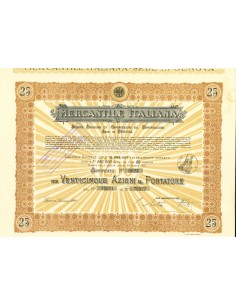 1920 - MERCANTILE ITALIANA SOC. AN. IMPORTAZIONI ED...