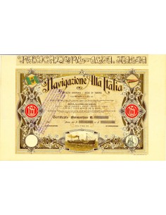1913 - NAVIGAZIONE ALTA ITALIA - TORINO